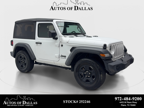 Bright White Clearcoat 2022 Jeep Wrangler Sport