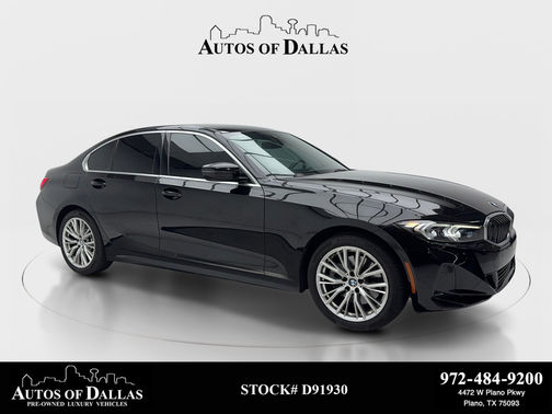 Jet Black 2024 BMW 330 330i