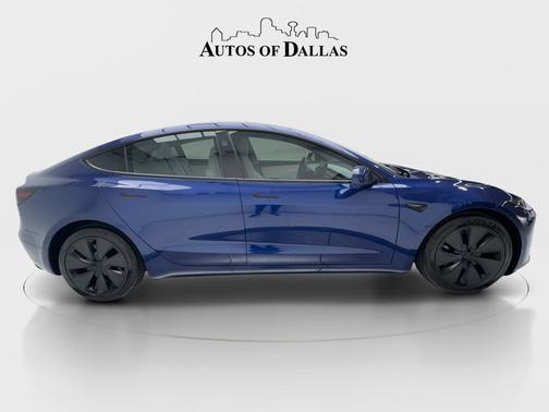 Blue 2025 Tesla Model 3 Long Range