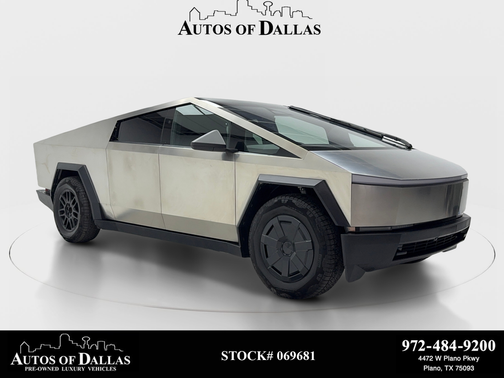 Silver 2025 Tesla Cybertruck Base