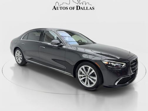 Gray 2022 Mercedes-Benz S-Class S 500 REAR STS PKG,NAV,CAM,PANO,CLMT STS,BLIND SPO