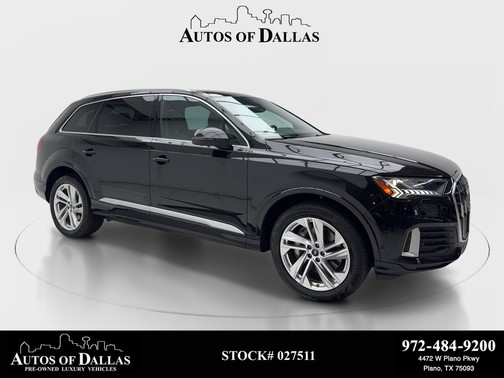 Black 2023 Audi Q7 45 Premium Plus