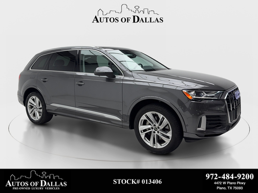Gray Metallic 2023 Audi Q7 45 Premium