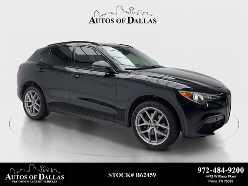 Vulcano Black Metallic 2018 Alfa Romeo Stelvio Ti