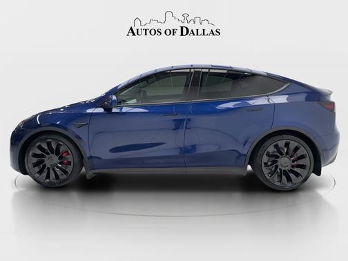 Blue 2022 Tesla Model Y Performance