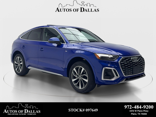 Blue 2022 Audi Q5 Sportback