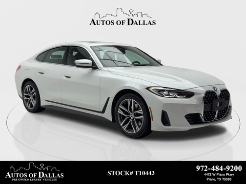 White Metallic 2024 BMW 430 Gran Coupe 430i Gran Coupe SPORT LINE,NAV,CAM,SUNROOF,BLIND S