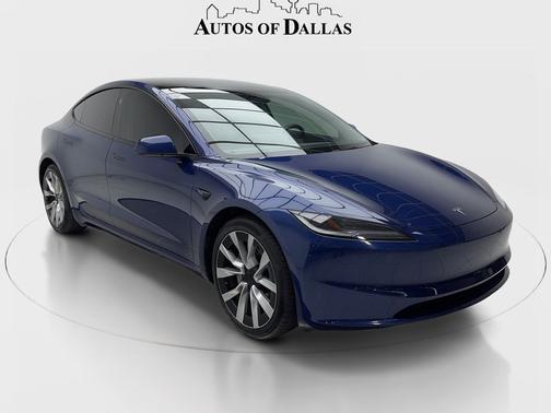 Blue 2024 Tesla Model 3 Long Range