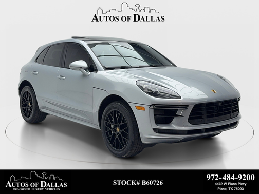 Silver 2021 Porsche Macan Turbo NAV,CAM,PANO,CLMT STS,20" WHLS