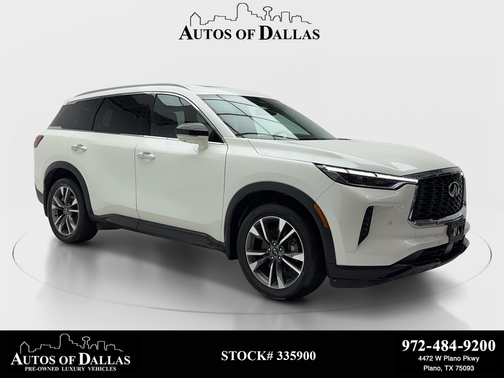 Majestic White 2024 INFINITI QX60 LUXE