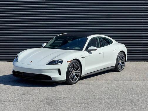 White 2025 Porsche Taycan