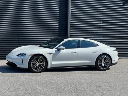 White 2025 Porsche Taycan