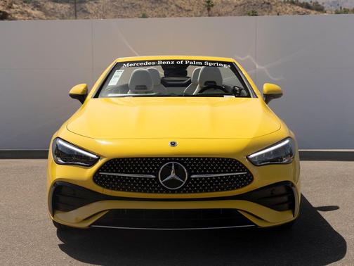 Sun Yellow 2026 Mercedes-Benz CLE 300 4MATIC Cabriolet