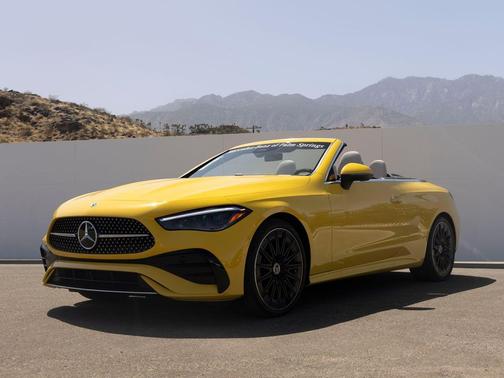 Sun Yellow 2026 Mercedes-Benz CLE 300 4MATIC Cabriolet