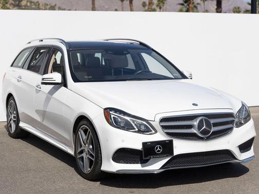 Polar White 2015 Mercedes-Benz E-Class 4MATIC