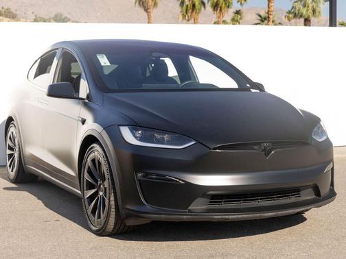 MATTE BLACK WRAP 2024 Tesla Model X Plaid Tri Motor All-Wheel Drive