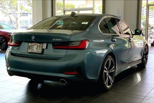 Blue 2021 BMW 330 i