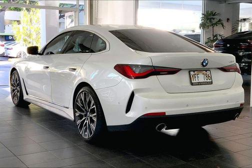 White Metallic 2024 BMW 430 Gran Coupe i