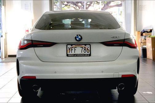 White Metallic 2024 BMW 430 Gran Coupe i