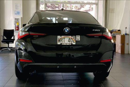 Black Sapphire Metallic 2023 BMW 430 Gran Coupe i