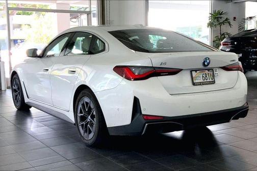 White Metallic 2023 BMW i4 Gran Coupe eDrive35