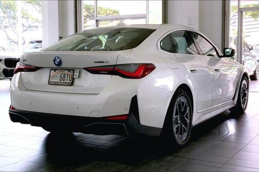 White Metallic 2023 BMW i4 Gran Coupe eDrive35
