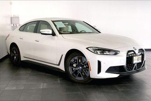 White Metallic 2023 BMW i4 Gran Coupe eDrive35