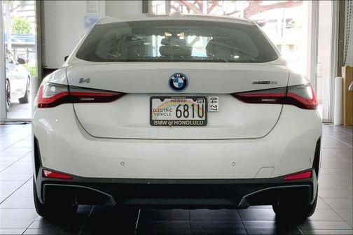 White Metallic 2023 BMW i4 Gran Coupe eDrive35