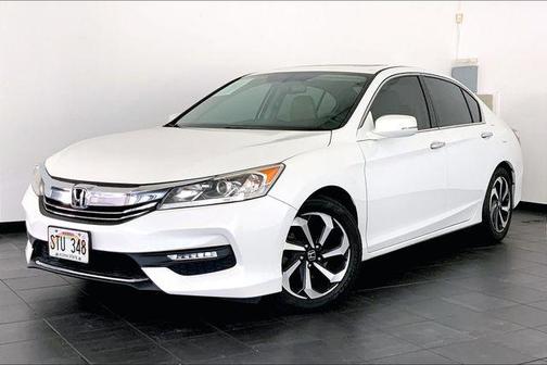 White 2016 Honda Accord EX-L