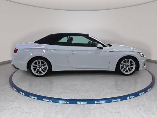 Glacier White Metallic w/ Black Roof 2023 Audi A5 45 S line Prestige