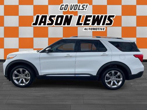 White Metallic 2020 Ford Explorer Platinum