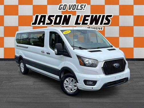 Oxford White 2024 Ford Transit-350 XLT