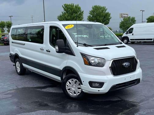 Oxford White 2024 Ford Transit-350 XLT