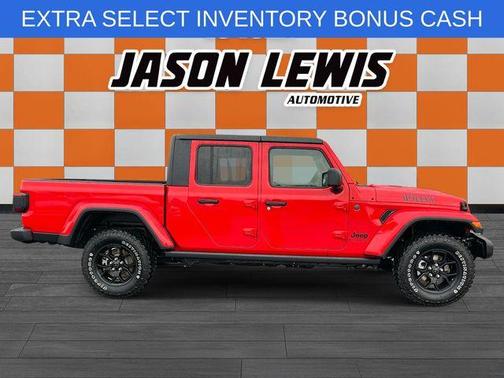 Red Clearcoat 2025 Jeep Gladiator Sport