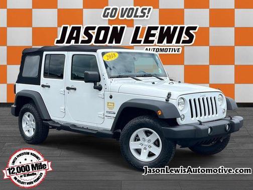 Bright White Clearcoat 2018 Jeep Wrangler JK Unlimited Sport