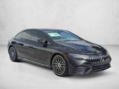 Obsidian Black Metallic 2025 Mercedes-Benz AMG EQE 4MATIC+