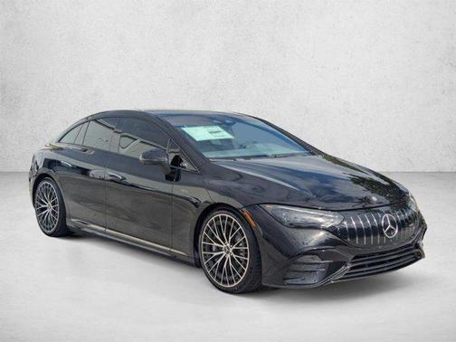 Obsidian Black Metallic 2025 Mercedes-Benz AMG EQE 4MATIC+