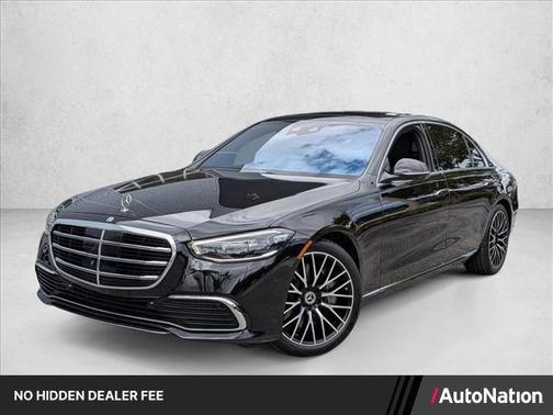 Black 2025 Mercedes-Benz S-Class 4MATIC