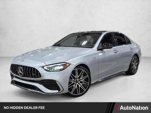 Cirrus Silver Metallic 2023 Mercedes-Benz AMG C 43 4MATIC