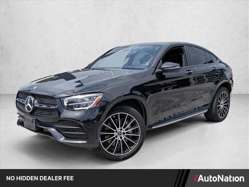Obsidian Black Metallic 2023 Mercedes-Benz GLC 300 4MATIC Coupe