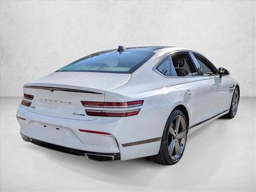 Alta White 2024 Genesis G80 3.5T Sport AWD