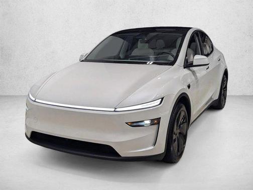 Pearl White Multi-Coat 2026 Tesla Model Y Long Range Launch Series