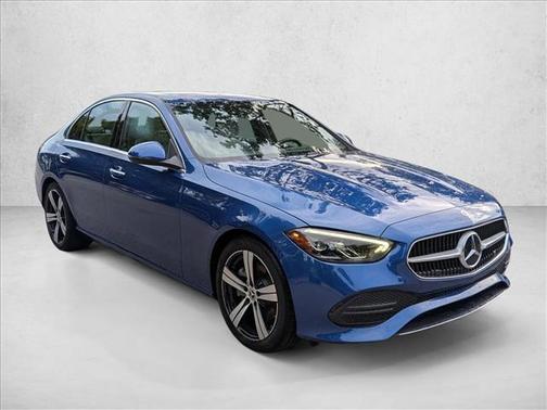 Starling Blue Metallic 2022 Mercedes-Benz C-Class Sedan