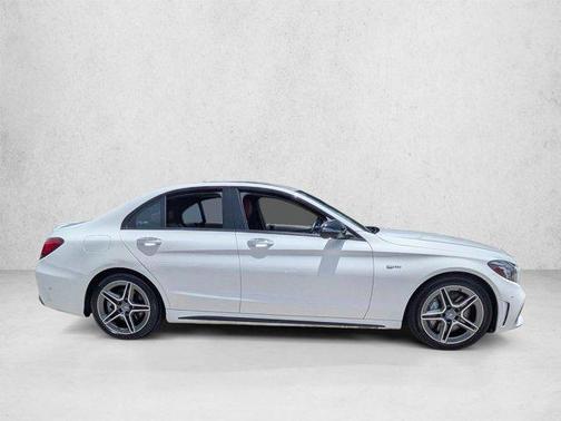 Polar White 2021 Mercedes-Benz AMG C 43 4MATIC