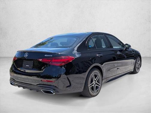 Black 2024 Mercedes-Benz C-Class C 300 4MATIC