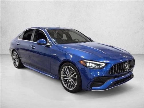 Starling Blue Metallic 2023 Mercedes-Benz AMG C 43 4MATIC