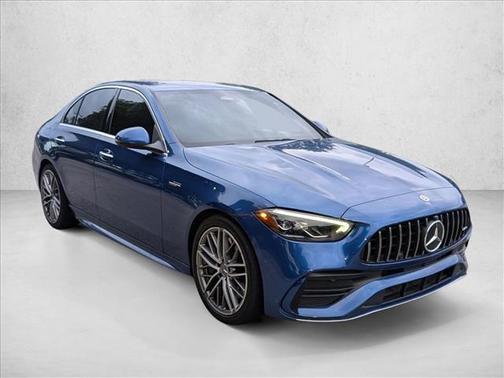 Starling Blue Metallic 2023 Mercedes-Benz AMG C 43 4MATIC