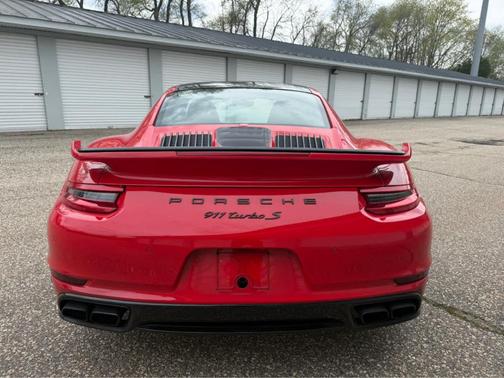 Red 2019 Porsche 911 Turbo S