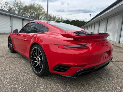 Red 2019 Porsche 911 Turbo S