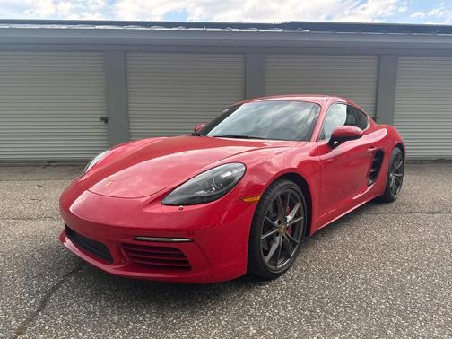 Carmine Red 2024 Porsche 718 Cayman S